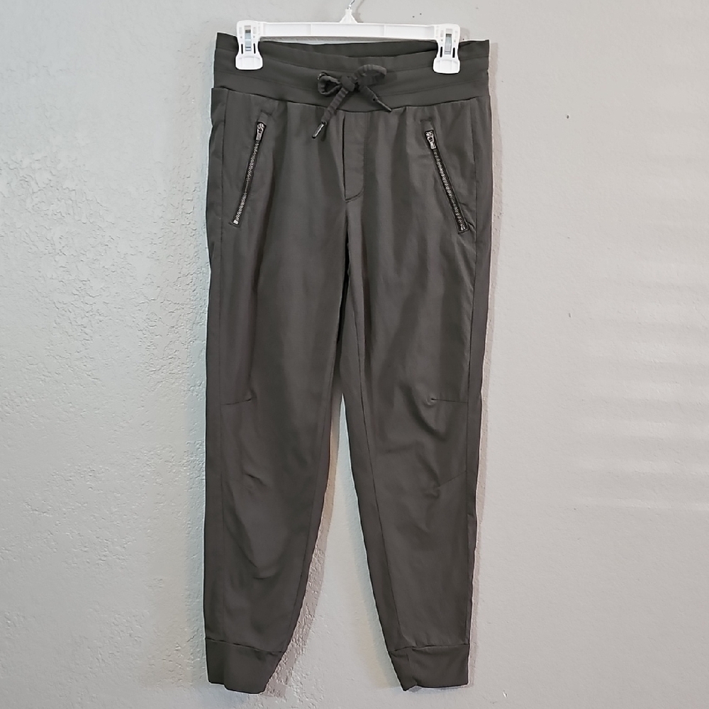 Athleta Trekki North Jogger Pants, Olive Green, Womens 2 - Picture 2 of 8